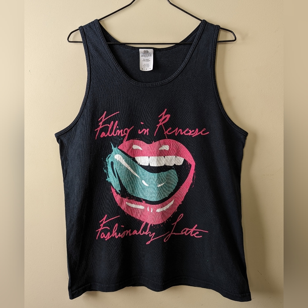 RARE Falling in Reverse Fashionably Late 2013 Tank Top Men's Medium